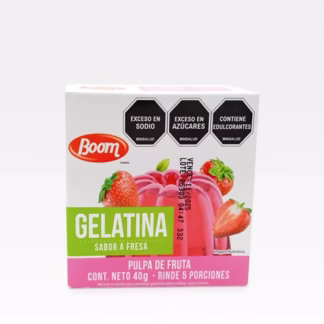Gelatina BOOM 40g - 5 Porciones