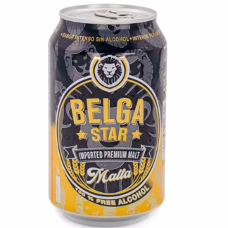 Malta Belga Star 330 ml – Bebida sin alcohol con sabor intenso | Fagales Market