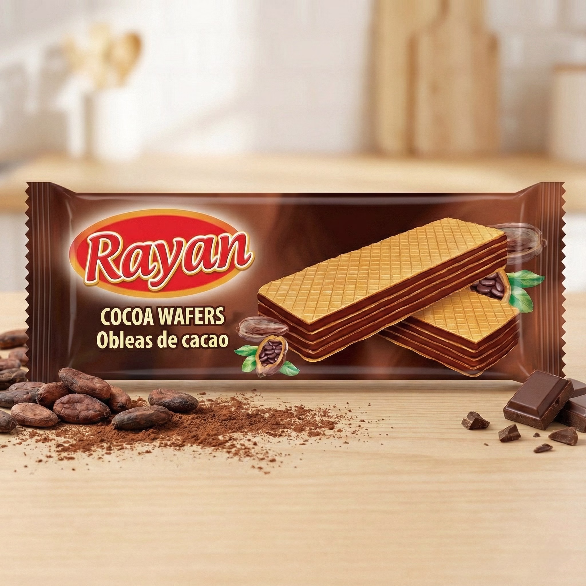 Obleas de Cacao Rayan | Envíos de Dulces a Holguín